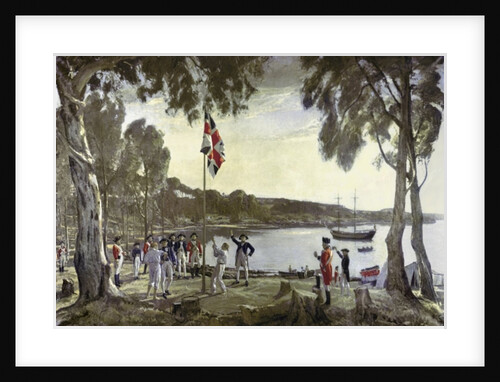 The Founding of Australia by Capt. Arthur Phillip, 26th January 1788 by Algernon Mayow Talmage