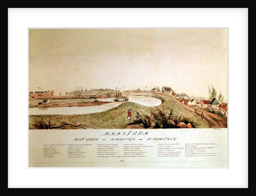 Manitoba, Showing a Hudson Bay Company Trading Station, 1871 by John Simpson