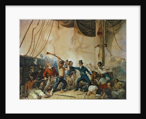 The Melee on Board the Chesapeake, 1813 by Anonymous Anonymous