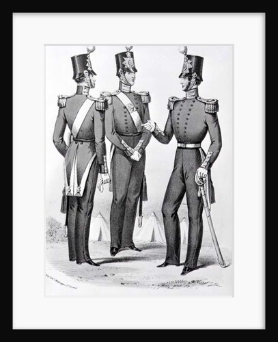 Old 54th Foot early 19th century by English School