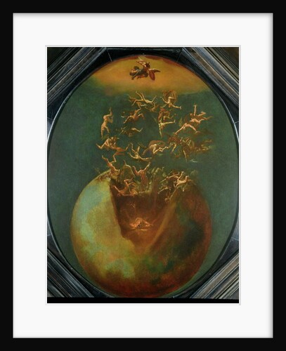 Fall of Satan and the Rebel Angels from Heaven by Jakob Isaaksz Swanenburgh