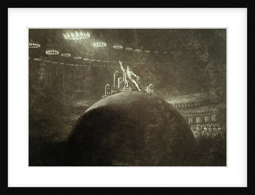 Satan presiding at the Infernal Council, 1824 by John Martin