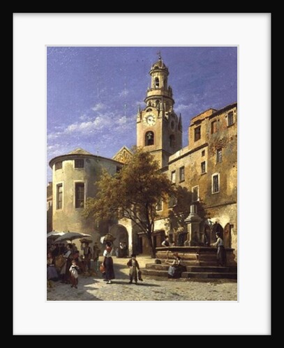 Continental Street Scene by Jacques Carabain