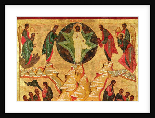 Detail from the Transfiguration by Russian School