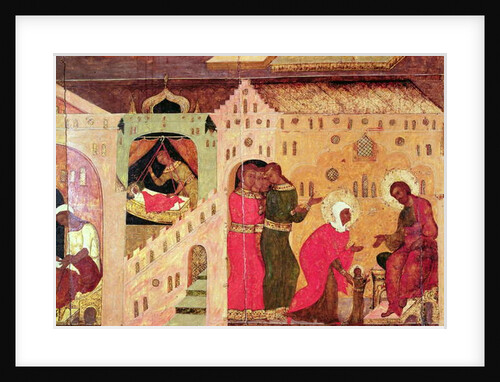 Nativity of the Virgin, c.1600-25 by School Russian