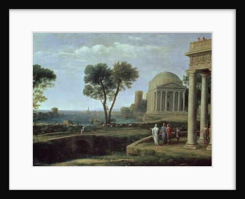 Landscape with Aeneas at Delos, 1672 by Claude Lorrain