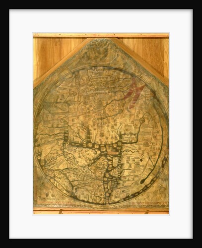 Hereford Mappa Mundi, c.1290 by Richard of Haldingham