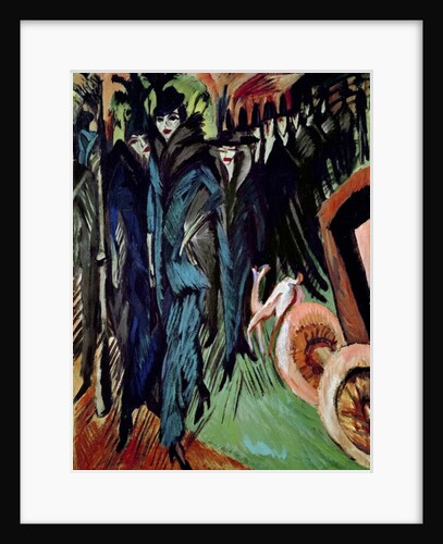 Friedrichstrasse, 1914 by Ernst Ludwig Kirchner