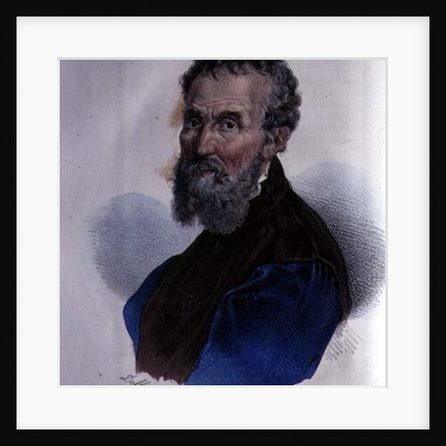 Portrait of Michelangelo Buonarroti by Dolfino