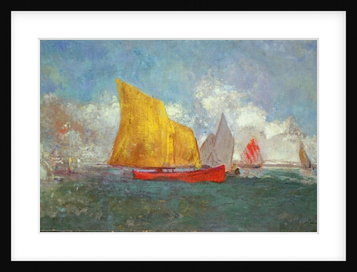 Yachts in a Bay by Odilon Redon