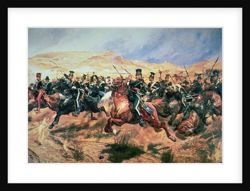 Charge of the Light Brigade, Balaclava, 25 October in 1854 by Richard Caton II Woodville
