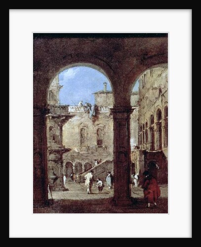 Architectural Capriccio, c.1770 by Francesco Guardi