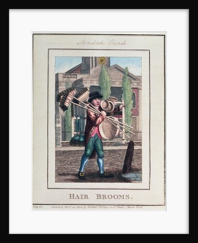 Hair Brooms, Shoreditch Church by William Marshall Craig