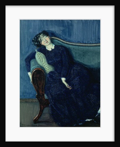 Sleeping woman in blue, 1903 by Konstantin Andreevic Somov