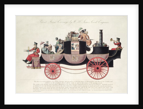 Patent Steam Carriage, 1828 by Anonymous