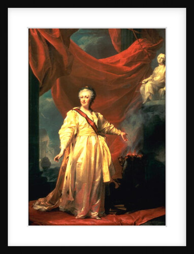 Portrait of Catherine the Great as Lawgiver in the Temple of the Goddess of Justice, early 1780s by Dmitri Grigor'evich Levitsky