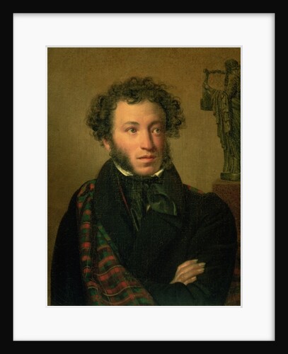 Portrait of Alexander Pushkin, 1827 by Orest Adamovich Kiprensky