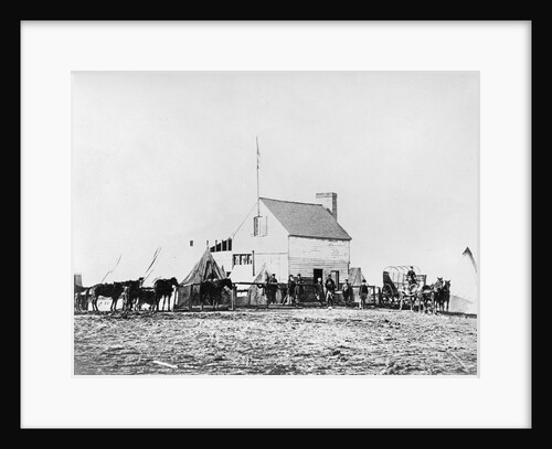 Headquarters of Sanitary Commission, Brandy Station, Virginia, 1863 by American Photographer