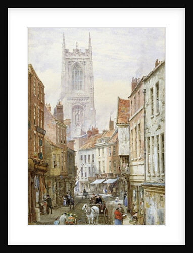 A View of Irongate, Derby by Louise Ingram Rayner