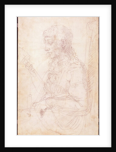 W.40 Sketch of a female figure by Michelangelo Buonarroti
