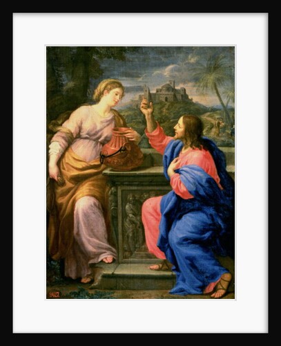 Christ and the Woman from Samaria by Carlo Maratta or Maratti