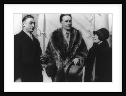 Leon Hartt, Marcel Duchamp, and Mrs. Hartt by Anonymous