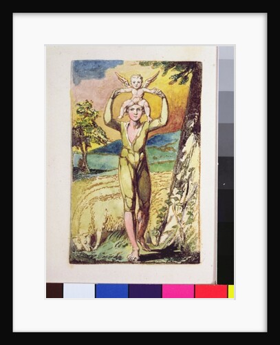 Frontispiece, from Songs of Innocence by William Blake