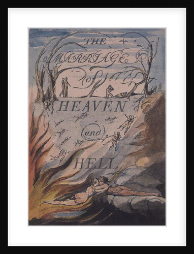 Title Page, from Marriage of Heaven and Hell by William Blake