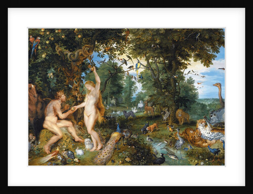 The Garden of Eden with the Fall of Man, c.1615 by Jan & Rubens P.P. Brueghel