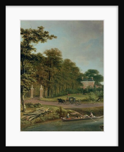 A Country House by J. & Velde A.van Hackaert