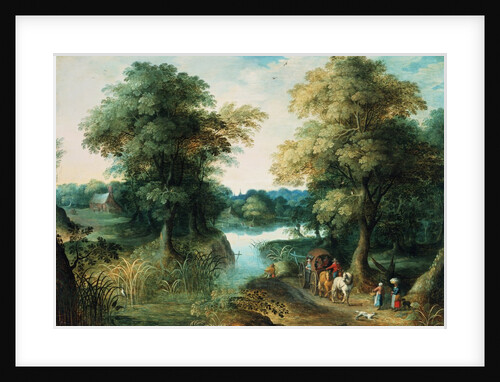 River Landscape by Jan the Elder Brueghel
