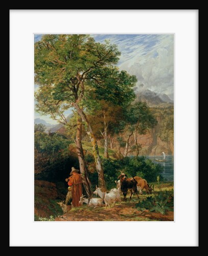The Shores of Lake Lecco by Frederick Lee Bridell
