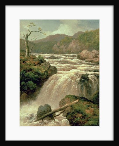 Waterfall on River Neath, South Wales, 19th century by James Burrell Smith