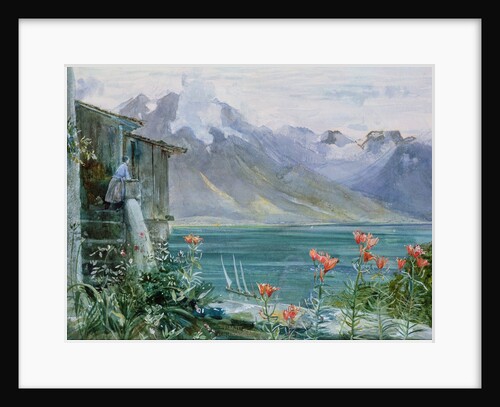 Ferritet, Lake Geneva, 1882 by John William Inchbold