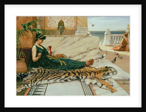 The Tiger Skin, c.1895 by John William Godward