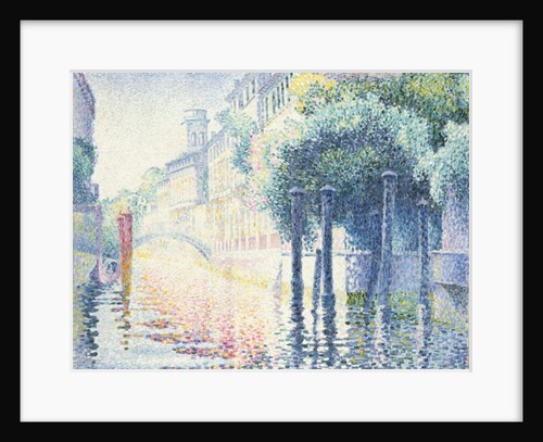 Rio San Trovaso, Venice, 1903-4 by Henri-Edmond Cross