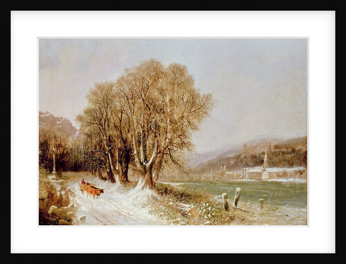 On the River Neckar, Heidelberg by Joseph Paul Pettit