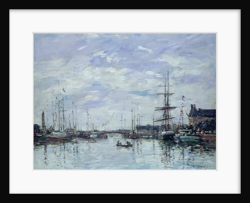 Deauville, the Dock, 1892 by Eugene Louis Boudin