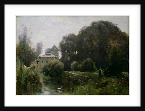 Souvenir of the Villa Borghese, 1855 by Jean Baptiste Camille Corot