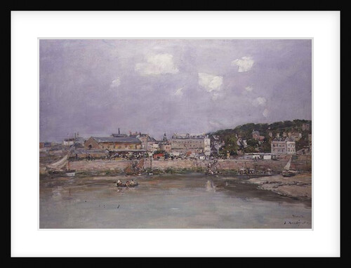 The Harbour at Trouville, 1884 by Eugene Louis Boudin