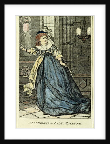 Sarah Siddons as Lady Macbeth by English School
