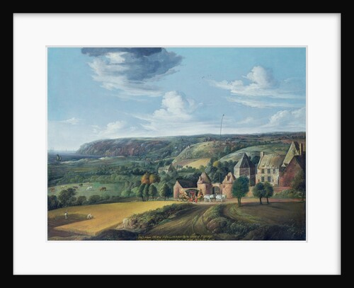View of Potrel Manor, near Dragey in Normandy by Jan the Elder Griffier