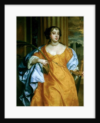 Barbara Villiers, Duchess of Cleveland as St. Catherine of Alexandria, c.1665-70 by Peter Lely