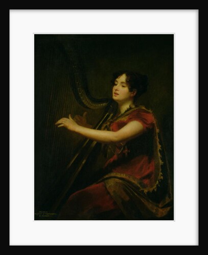 The Marchioness of Northampton, Playing a Harp, c.1820 by Henry Raeburn