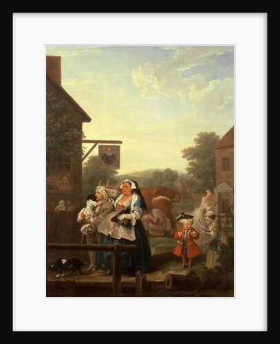 The Four Times of Day: Evening, 1736 by William Hogarth