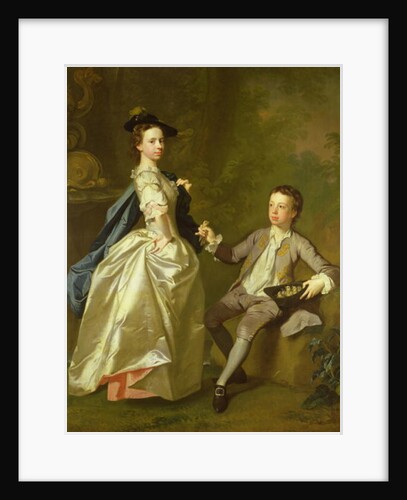 The Hon. Rachel Hamilton and her brother, the Hon. Charles Hamilton, 1740 by Allan Ramsay