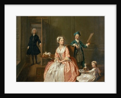 Conversation Piece, probably of the artist's family, c.1732-5 by Joseph Highmore