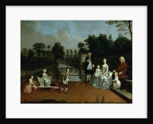 A Family Group on a Terrace in a Garden, 1749 by Arthur Devis