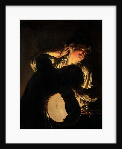 Two Boys Fighting over a Bladder, c.1767-70 by Joseph Wright of Derby