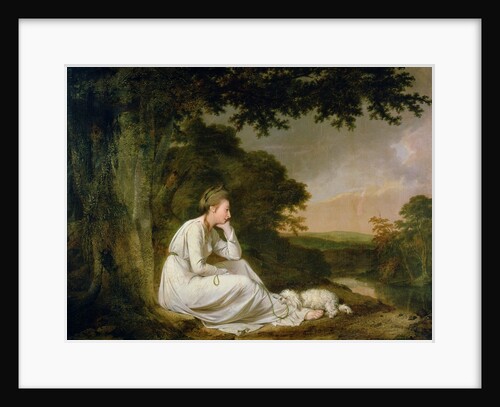 Maria, 'A Sentimental Journey' by Laurence Sterne 1777 by Joseph Wright of Derby